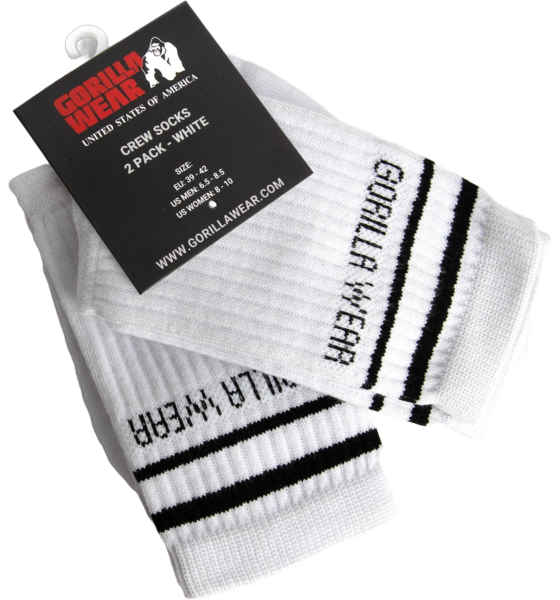 GORILLA WEAR Crew Socks 2-pack på