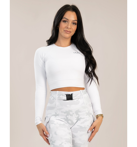 GAVELO Cropped Long Sleeve Frost på