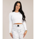 GAVELO Cropped Long Sleeve Frost på