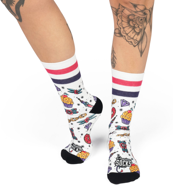 AMERICAN SOCKS Cupcake - Mid High på