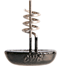 CWC Cwc Belly Screw Pike 7g - Green Pumpkin - 4pcs på