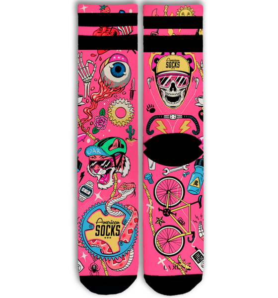 AMERICAN SOCKS Cycling Beast - Mid High på