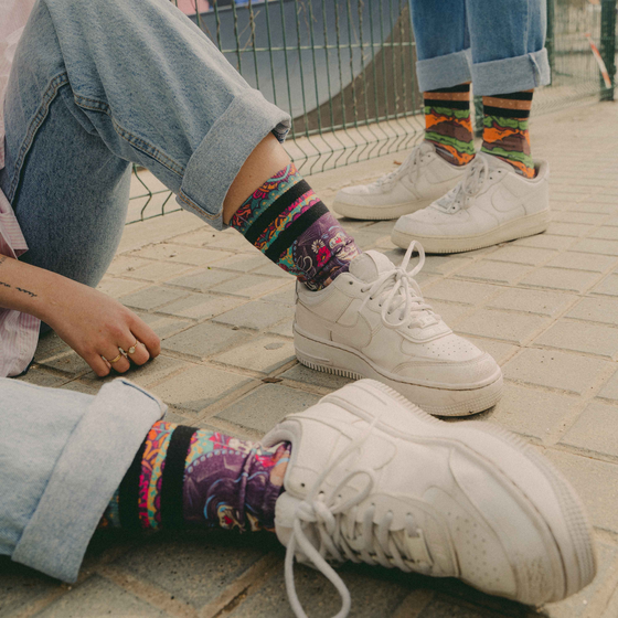 AMERICAN SOCKS Día De Los Muertos - Mid High på