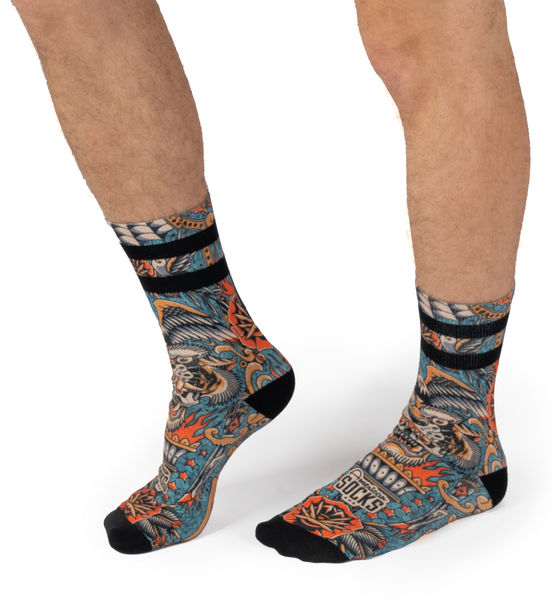 AMERICAN SOCKS Dagger - Mid High på