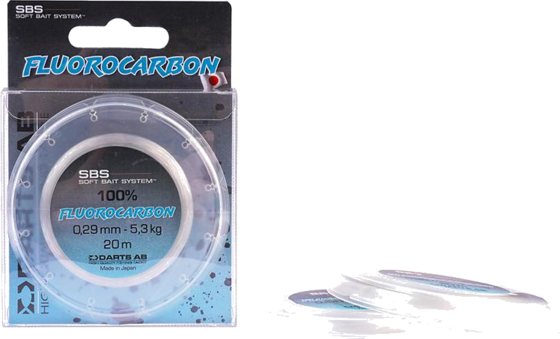 DARTS SBS Darts Sbs Fluorocarbon 20m 0,32mm 6,3kg på