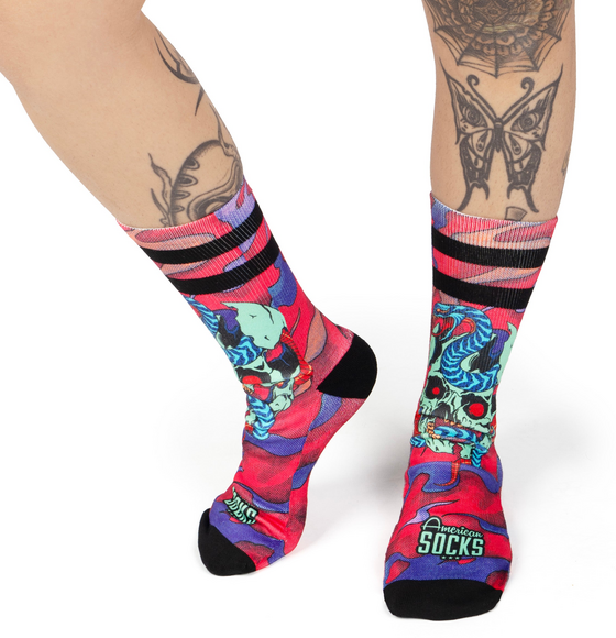 AMERICAN SOCKS Dead And Alive - Mid High på
