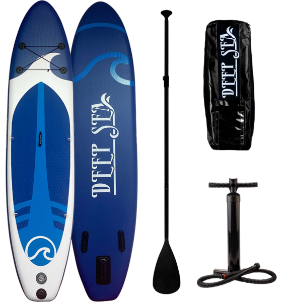 DEEP SEA Deep Sea Sup Board Set Xxl 330cm, Blue-white på