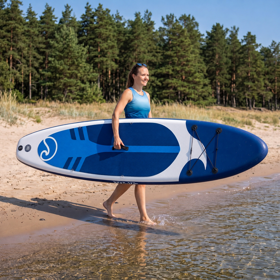 DEEP SEA Deep Sea Sup Board Set Xxl 330cm, Blue-white på