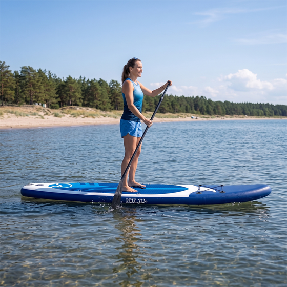 DEEP SEA Deep Sea Sup Board Set Xxl 330cm, Blue-white på