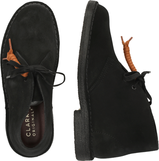 CLARKS ORIGINALS Desert Boot. Black Sde på