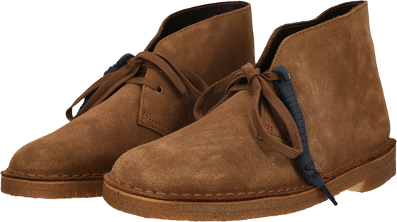 CLARKS ORIGINALS Desertkänga Cola Mocka på