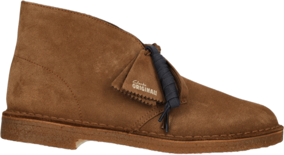 CLARKS ORIGINALS Desertkänga Cola Mocka på
