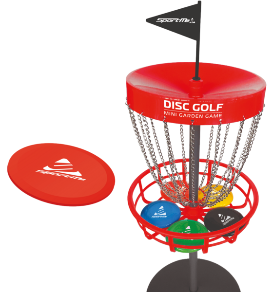 SPORTME Discgolf Set Med Korg på