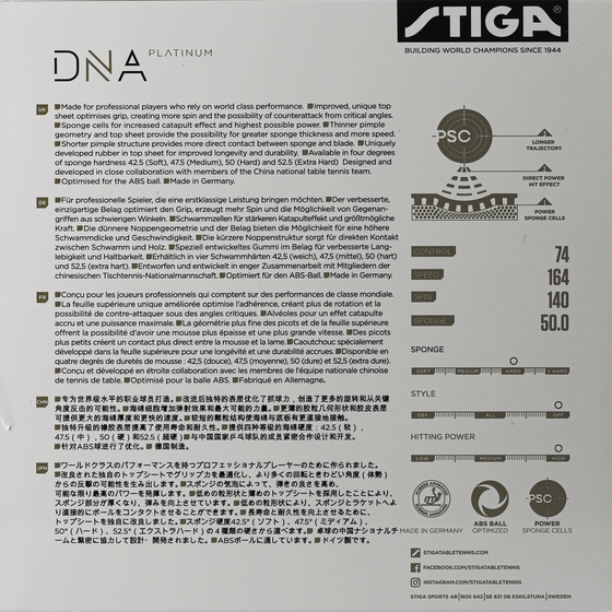 STIGA Dna Platinum H på