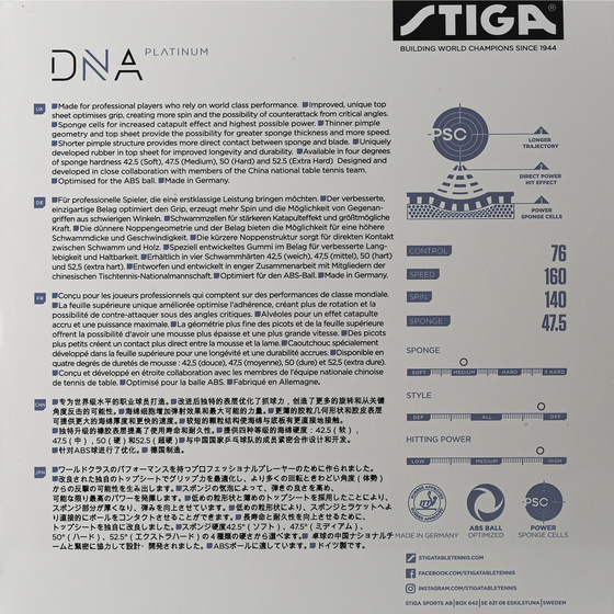 STIGA Dna Platinum M på
