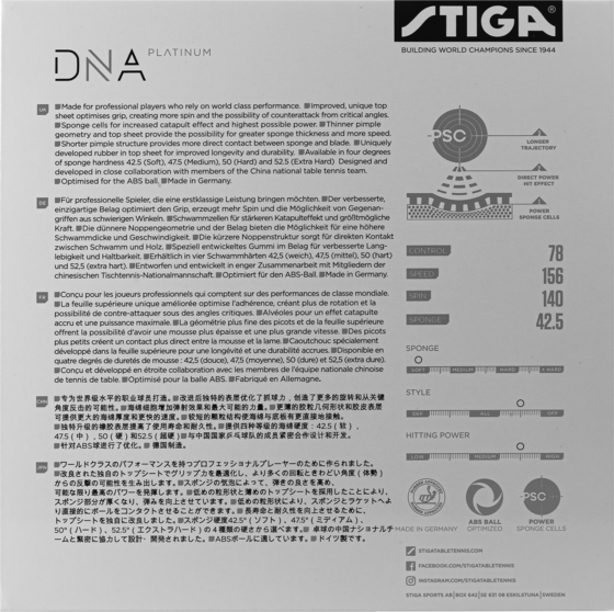 STIGA Dna Platinum S på