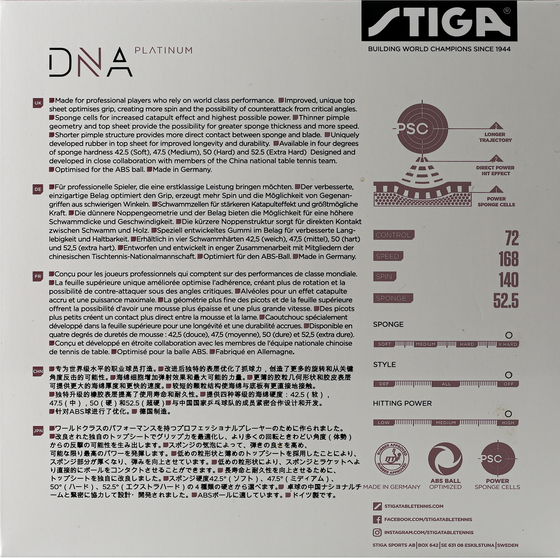 STIGA Dna Platinum Xh på