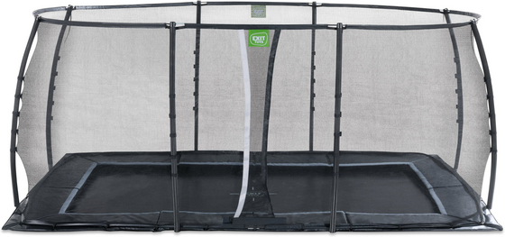 EXIT Dynamic Marktrampolin 305x519cm Med Skyddsnät - Svart på