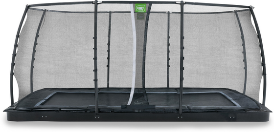 EXIT Dynamic Marktrampolin 305x519cm Med Skyddsnät - Svart på
