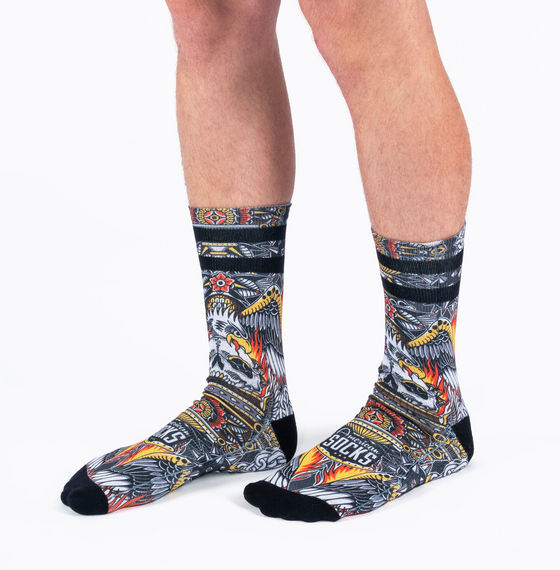 AMERICAN SOCKS Eagle Of Fire - Mid High på