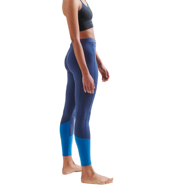 WELLICIOUS Easy Colour Block Leggings - Deep Night Blue/shoreline Blue på