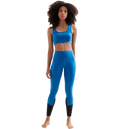 WELLICIOUS Easy Colour Block Leggings - Shoreline Blue/caviar Black på
