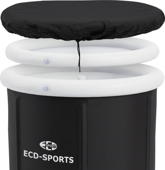ECD GERMANY Ecd Germany Ice Bath Barrel Ø80 Cm, Therapy Diving Tub With Cover 350l, Inflatable Bathtub på