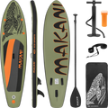 ECD GERMANY Ecd Germany Inflatable Stand Up Paddle Board Makani 320 X 80 X 15 Cm Yellow Pvc Sup Board Set Up på
