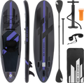 ECD GERMANY Ecd Germany Inflatable Stand Up Paddle Board With Kayak Seat 320 X 82 X 15 Cm Black Pvc Sup Paddle på