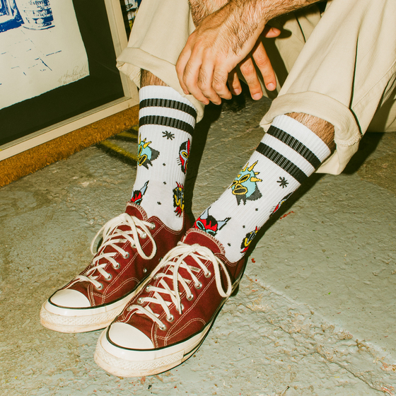AMERICAN SOCKS El Luchador - Mid High på