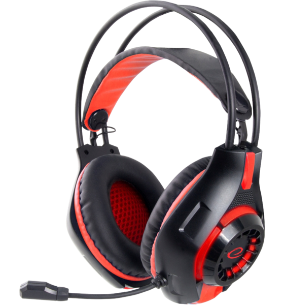 ESPERANZA Esperanza Gaming Headphone With Microphone Deathsrtike Red på