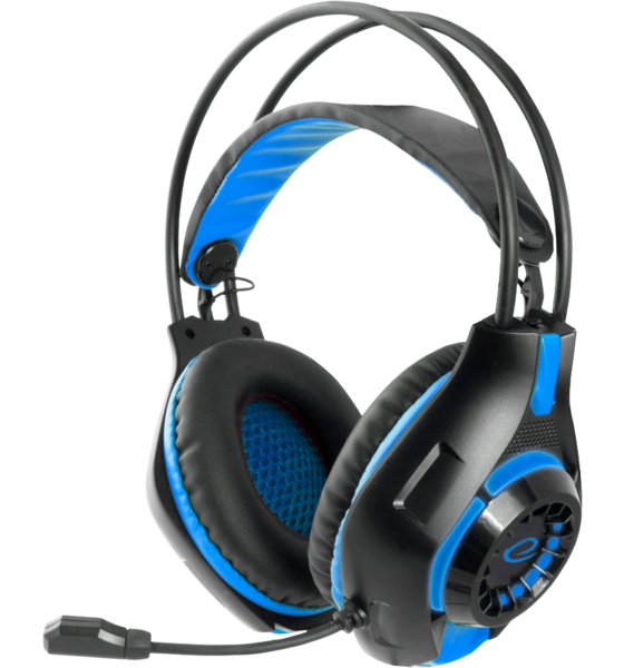 ESPERANZA Esperanza Gaming Headphones With Microphone Deathstrike Blue på