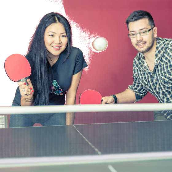 B2X Extendable Table Tennis Net på