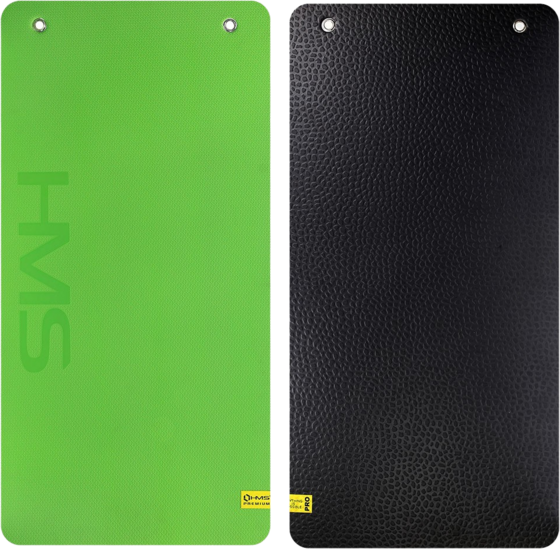NORTHIX Fitness Mat, Green-black, Non-slip, 6mm Thick på