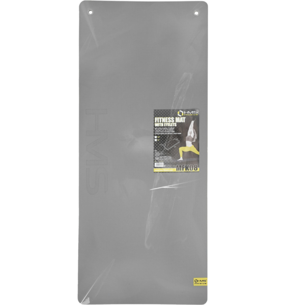 NORTHIX Fitness Mat, Grey-black, 140x60cm, Eva, 15mm Thick på