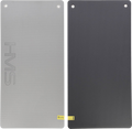 NORTHIX Fitness Mat, Light Grey-black, 120x60cm, Eva 15mm på