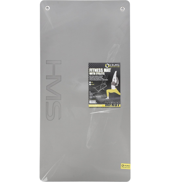 NORTHIX Fitness Mat, Light Grey-black, 120x60cm, Eva 15mm på