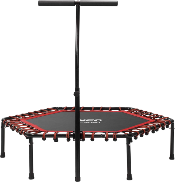 B2X Fitness Trampoline With Handle 127 Cm Neo-sport - Hexagonal Red på