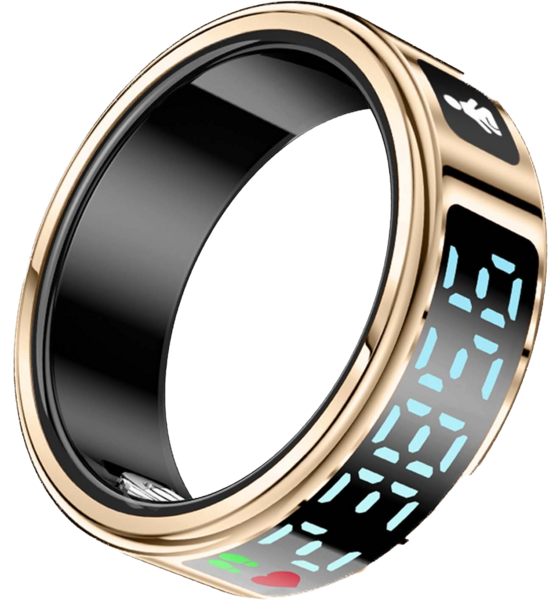 FITPADDY Fitring Smart Ring Med Display på