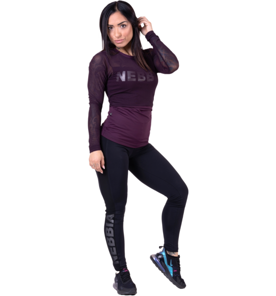NEBBIA Flash Mesh Longsleeve på