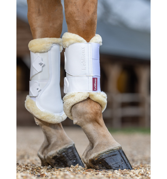 LEMIEUX Fleece Edged Mesh Brushing Boots på
