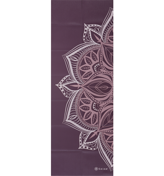 GAIAM Foldable Cranberry Point Yoga Mat 2mm på