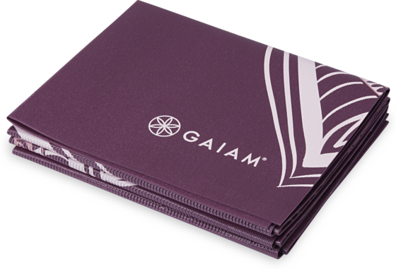 GAIAM Foldable Cranberry Point Yoga Mat 2mm på