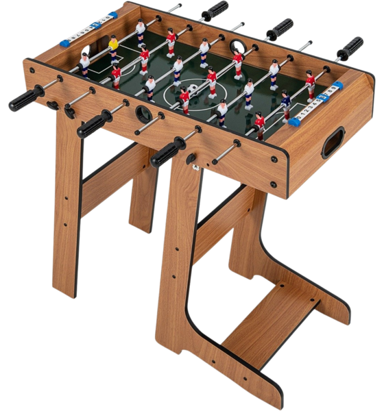 NORTHIX Foldable Foosball Table With Ergonomic Handle, 33x36x109 Cm på