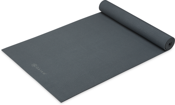 GAIAM Folkstone Grey Yoga Mat 4mm på