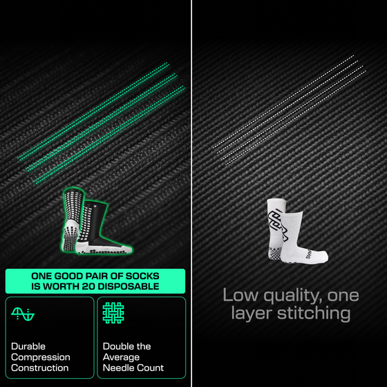 LUX SPORTS Football Grip Sock på