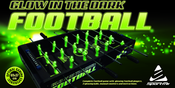 SPORTME Fotbollspel Glow In The Dark på