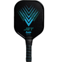 FRANKLIN Franklin Jet Aluminum Pickleballracket - Svart med blå inslag på