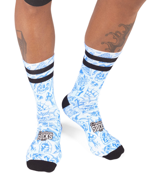 AMERICAN SOCKS Freaked - Mid High på