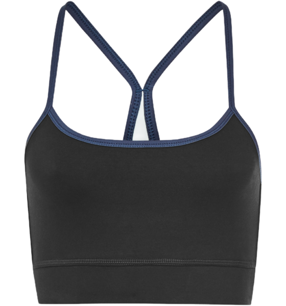 WELLICIOUS Fresher Cropped Tank - Caviar Black/sea Green på